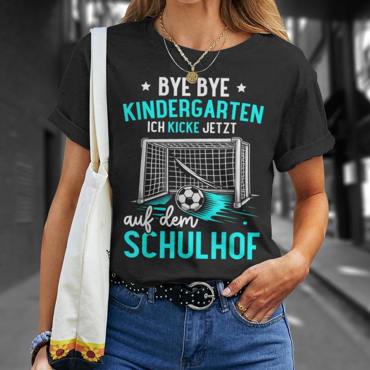 Football Bye Bye Kindergarten I Tschüss Kindergarten T-Shirt Geschenke für Sie