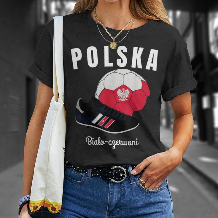 Football Jersey Polska Flag Poland Flags Football Jersey T-Shirt Geschenke für Sie