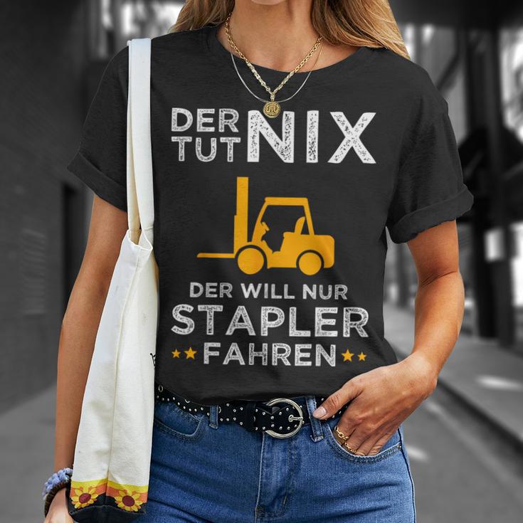 Forklift Driver Forklift Truck Warehouse T-Shirt Geschenke für Sie