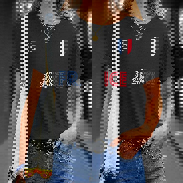 Francia Retro Fútbol Bandera Francesa Camiseta unisex Regalos para ella