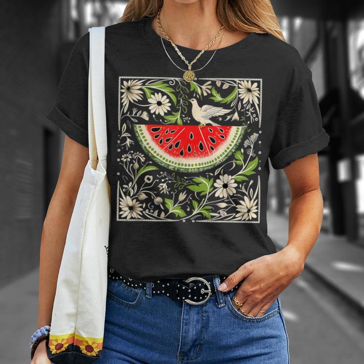 Free Palestine Fruit Watermelon Card T-Shirt Geschenke für Sie