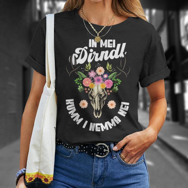 Bavarian Dirndl Witz Wiesn Wasn Women's T-Shirt Geschenke für Sie