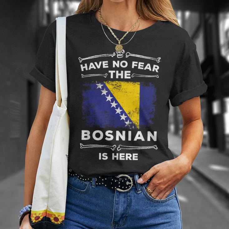 Bosnia Flag Bosnia Herzegovina Roots T-Shirt Geschenke für Sie