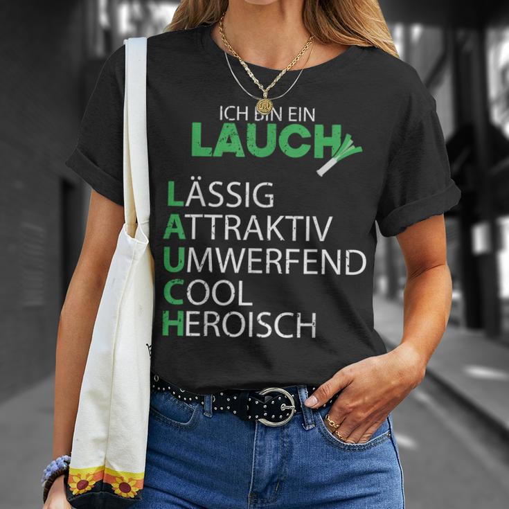 Lauch Ich Bin Ein Lauch Sport Fitness T-Shirt Geschenke für Sie