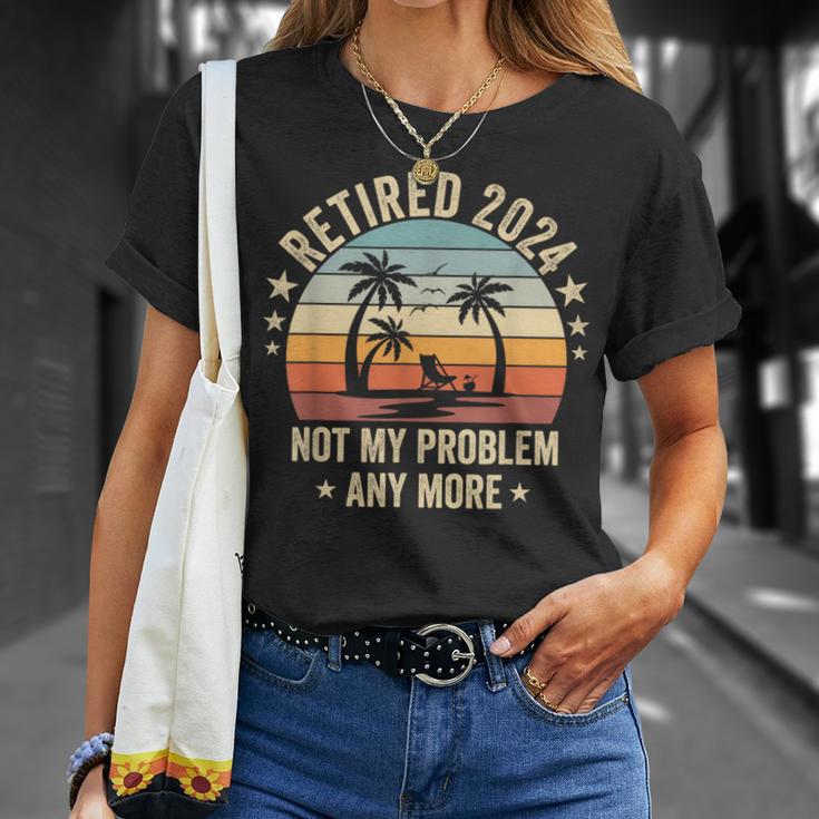 Retired 2024 Nicht Mein Problem Mehr T-Shirt Geschenke für Sie