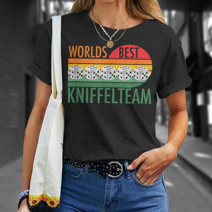 Retro Graphic For Teamintage Kniffel S T-Shirt Geschenke für Sie