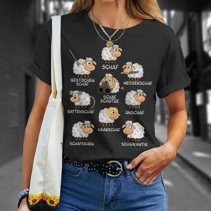 Sheep Unsheep Word Game Sheep Herd T-Shirt Geschenke für Sie