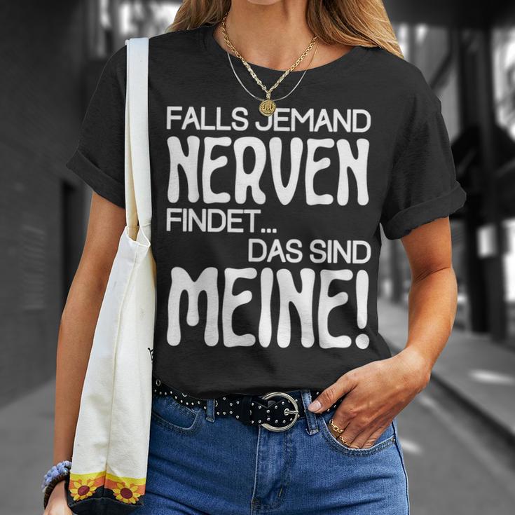 Slogan Falls Someone Meine Nerven Findet T-Shirt Geschenke für Sie