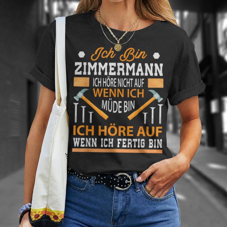 Slogan Zimmermann Idea For Craftsmen T-Shirt Geschenke für Sie