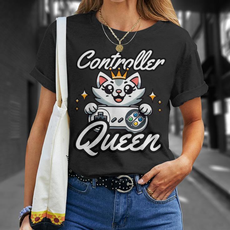 Gamer Girl Cat Gaming Cuteideo Game Girls T-Shirt Geschenke für Sie