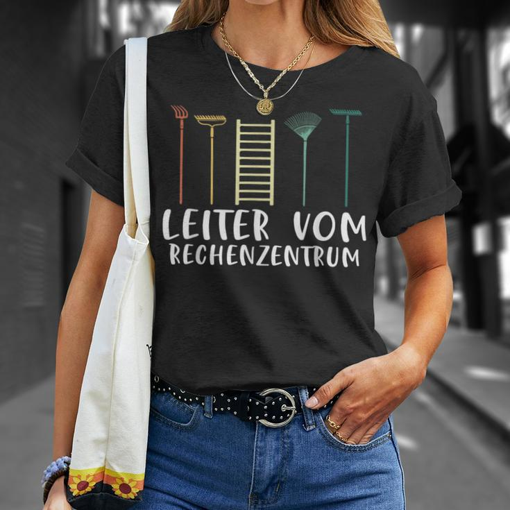 Gärtner Leiterom Rechenzentrum Garten Hobbygärtner Slogan T-Shirt Geschenke für Sie