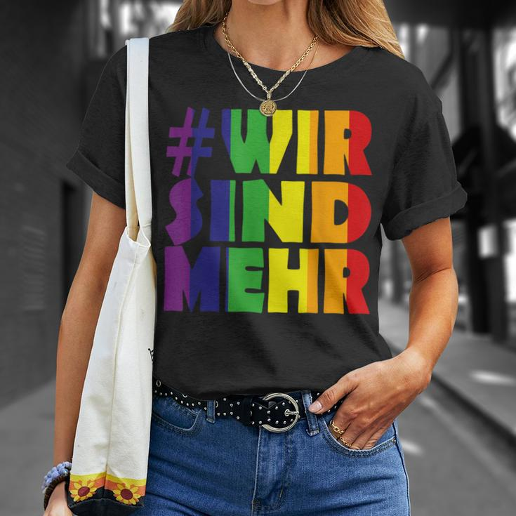 Gegen Rassismus Und Gegen Rechts Wir Sind Mehr T-Shirt Geschenke für Sie