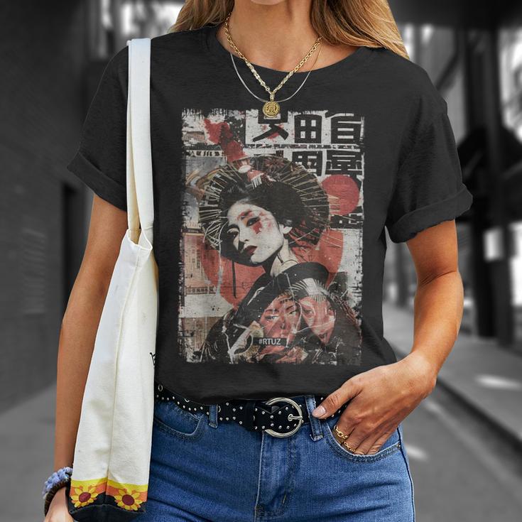 Geisha Asia Japan Frauintage Kultur Tokyo Geisha T-Shirt Geschenke für Sie