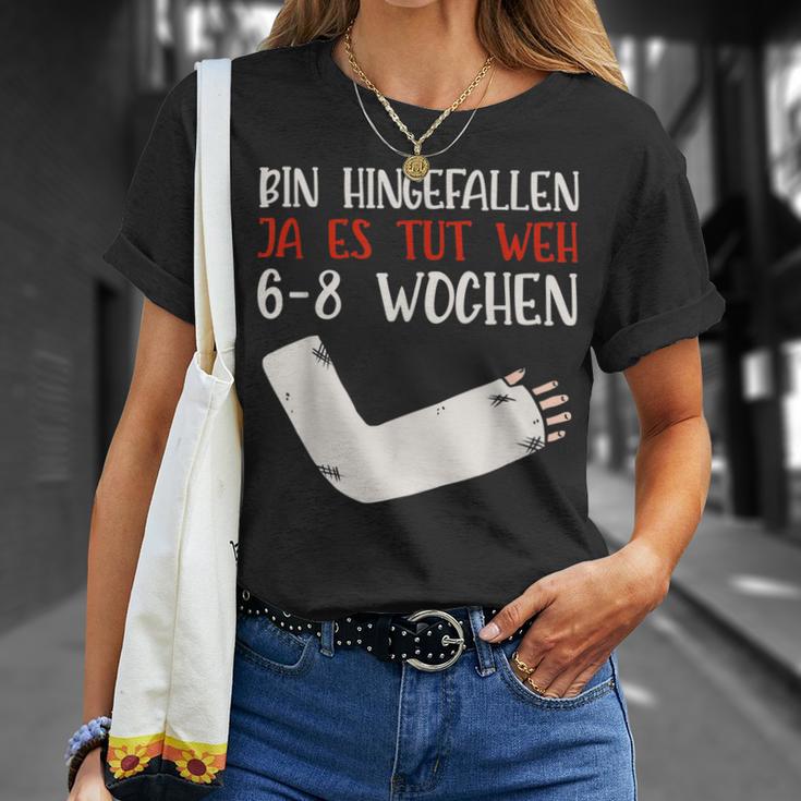 Gips Armbbruch erlag Gute Besserung S T-Shirt Geschenke für Sie