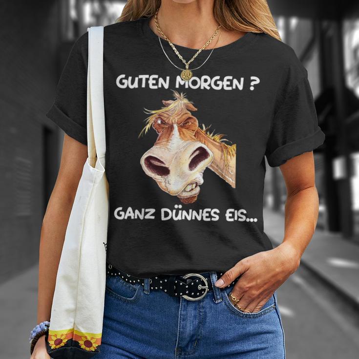 Guten Morgen Ganz Thin Eis T-Shirt Geschenke für Sie