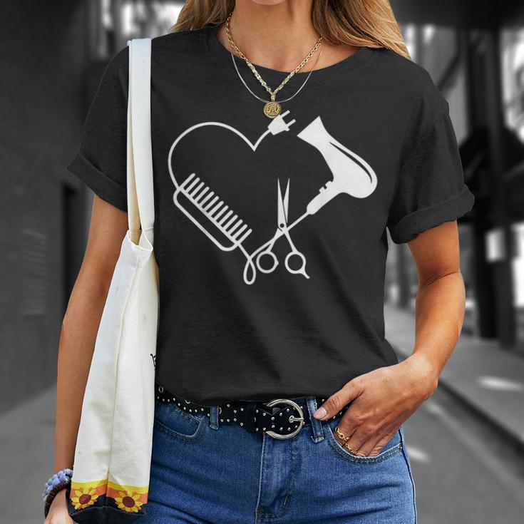 Hairdresser Salon Barber Hairstylist Hairdresser T-Shirt Geschenke für Sie