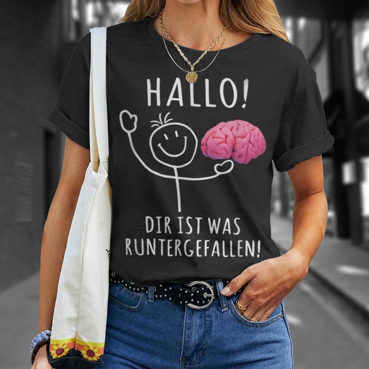 Hallo Dir Ist Was Runtergefallen – And Unique T-Shirt Geschenke für Sie