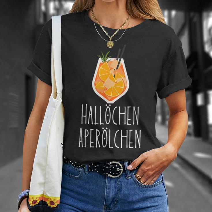 Hallöchen Aperölchen Holy Aperollin Spritz Aperoly Aperoli T-Shirt Geschenke für Sie