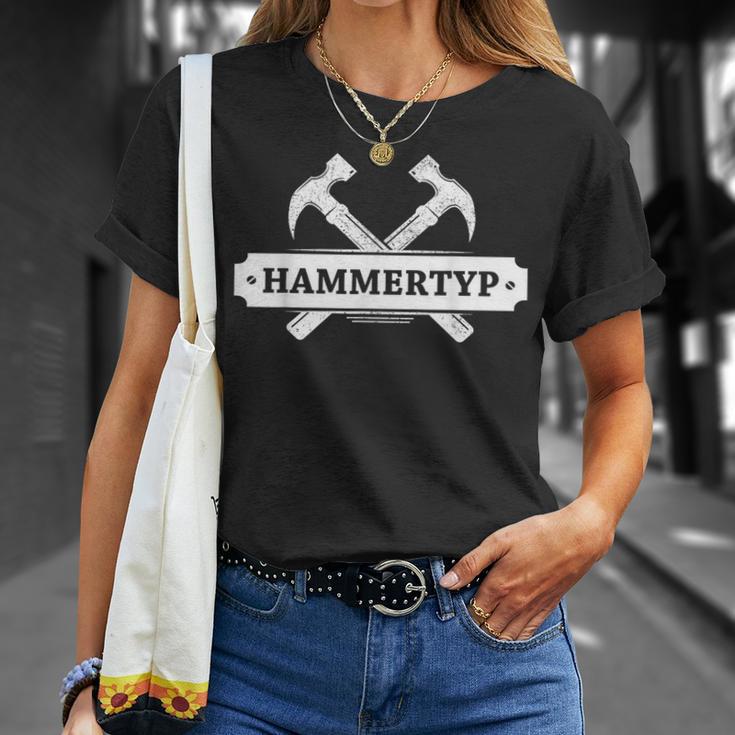 Hammer Type Diy Craftsman Party Hammer T-Shirt Geschenke für Sie