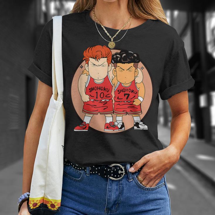 Hanamichi Sakuragi And Kaede Rukawa T-Shirt Geschenke für Sie