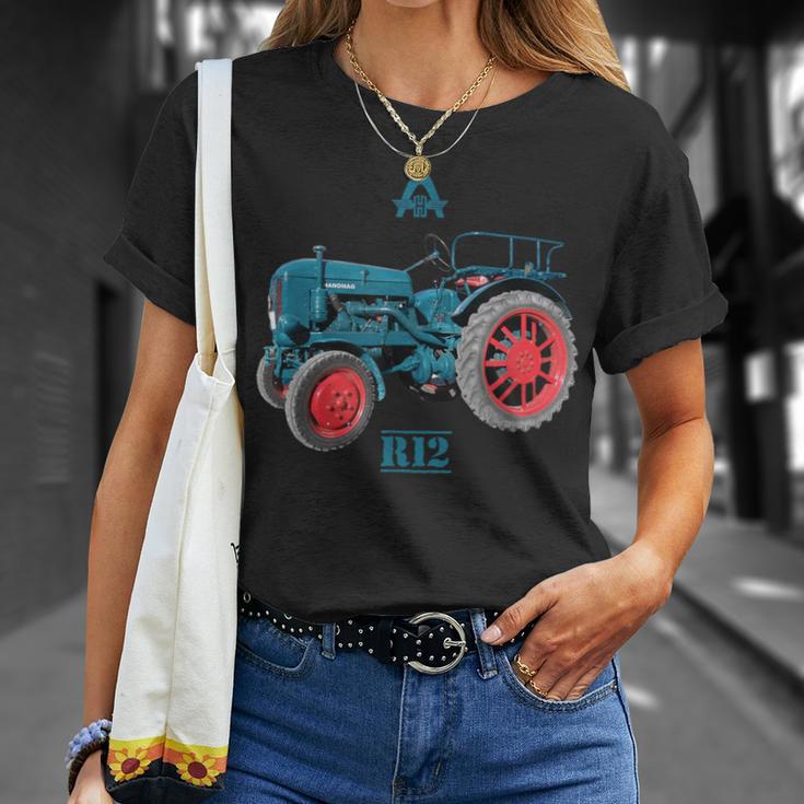 Hanomag R12 Trcker Ackermoped T-Shirt Geschenke für Sie