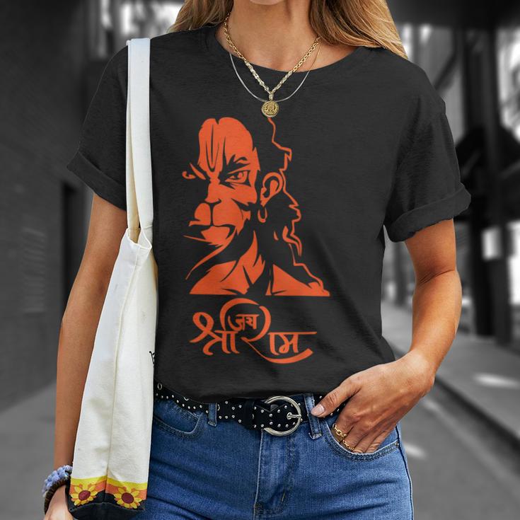 Hanuman Hindu God Jai Shri Ram T-Shirt Geschenke für Sie