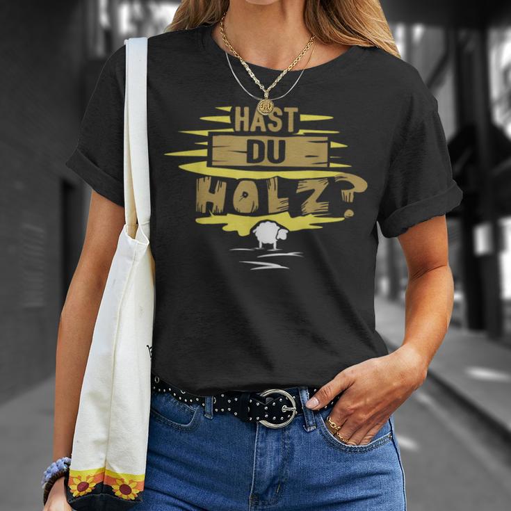 Hast Du Holz T-Shirt Geschenke für Sie