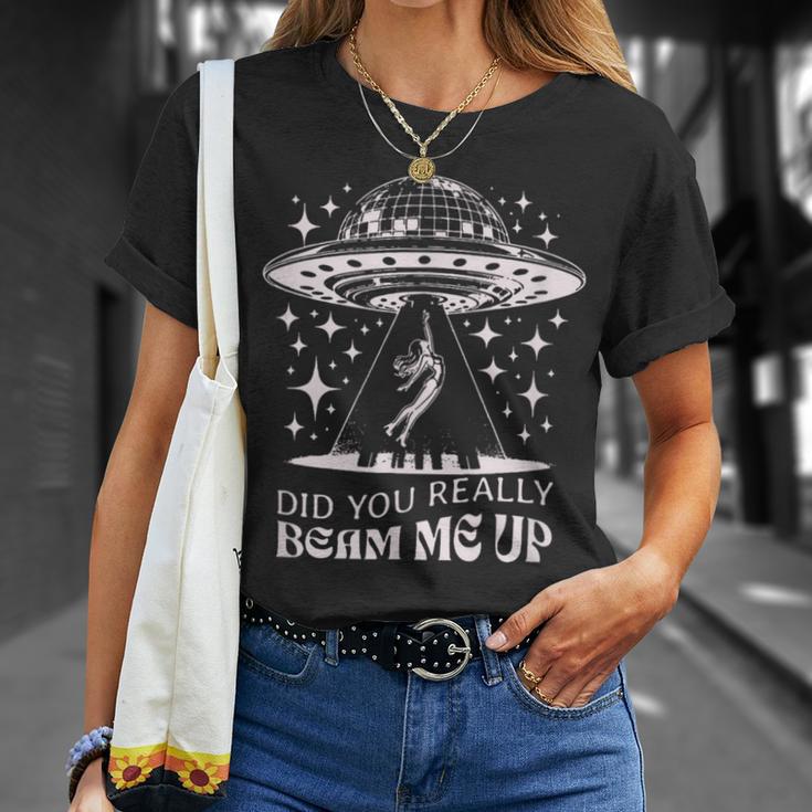 Hast Du Mich Wirklich Hochgestrahlt Ufo T-Shirt Geschenke für Sie