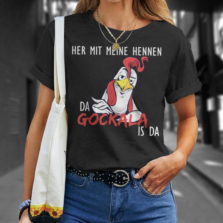 With My Hennen Da Gockala Ist Da Bauern T-Shirt Geschenke für Sie