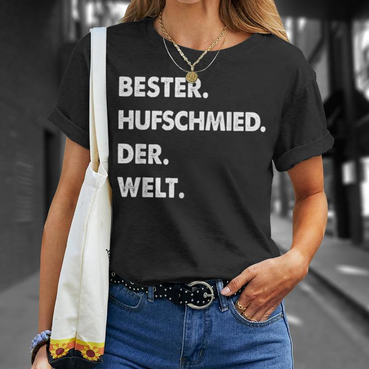 Herren Hufschmied Spruch Bester Hufschmied Der Welt T-Shirt Geschenke für Sie