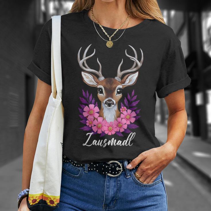 Hirsch Damen Trachten Dirndl Traditional T-Shirt Geschenke für Sie