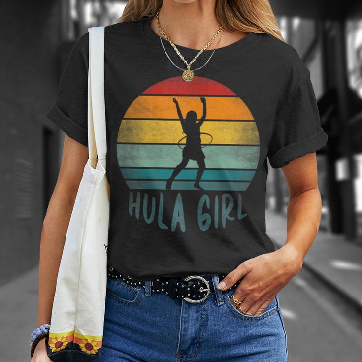 Hulahoop Hullern Hula Girl Hoola Hop Training Women's Hoopen T-Shirt Geschenke für Sie