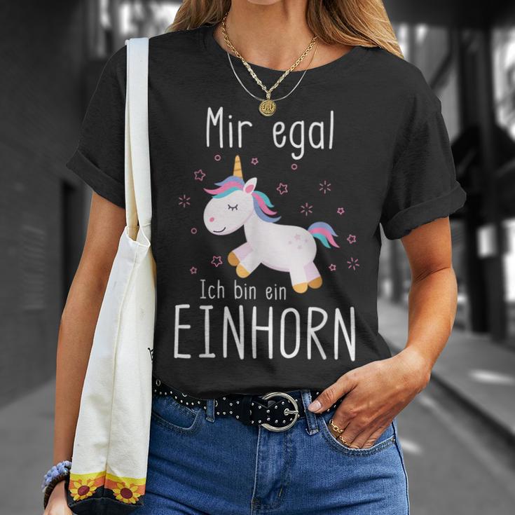 Ich Bin Ein Einhorn Fabelwesen Mir Egal Ich Bin Ein T-Shirt Geschenke für Sie