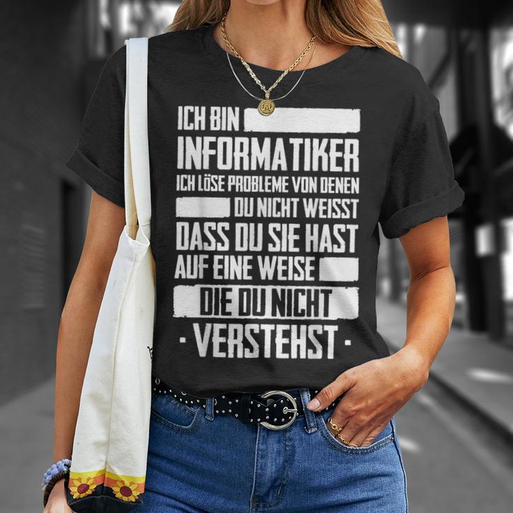 Ich Bin Informatiker Nerd Programmer Slogan T-Shirt Geschenke für Sie