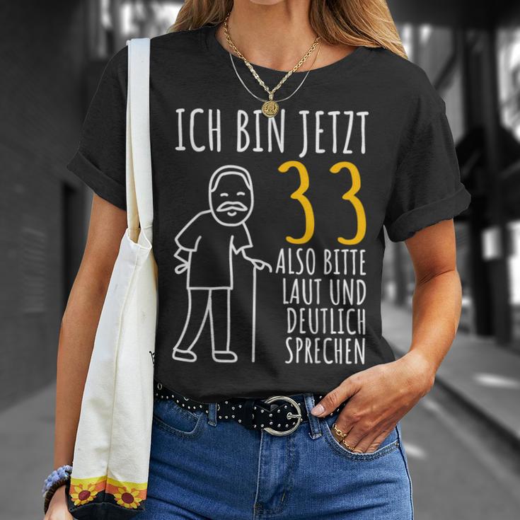 Ich Bin Jetzt 33 T-Shirt Geschenke für Sie