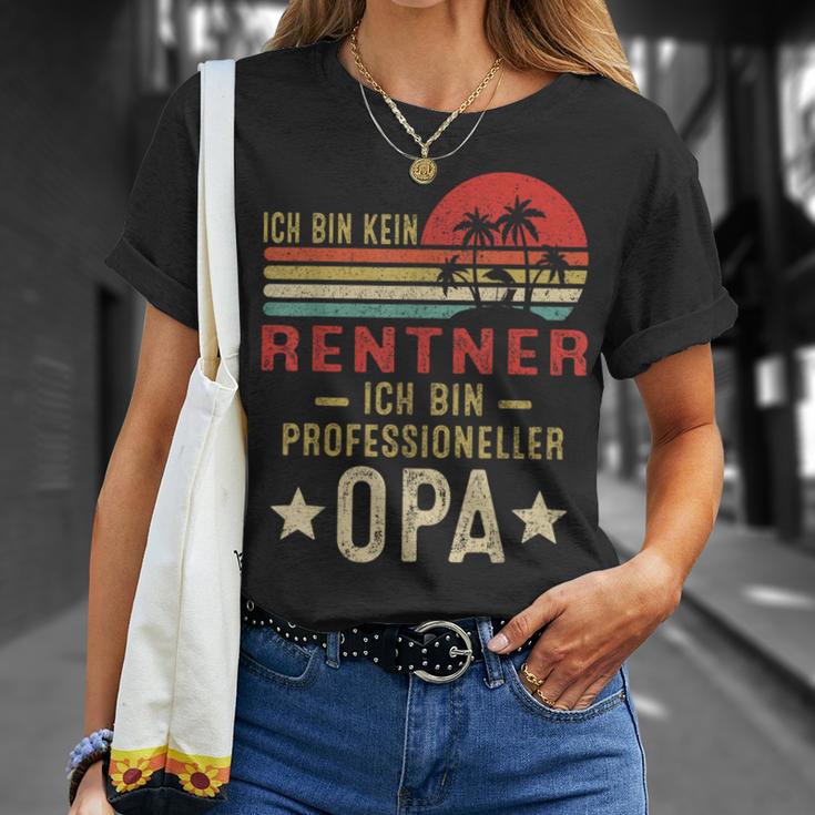 Ich Bin Kein Rentner Ich Bin Profesioneller Opa German T-Shirt Geschenke für Sie