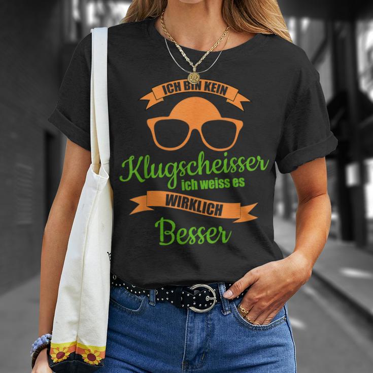 Ich Bin Keine Klugscheißer Ich Weiß Es Wirklich Besser T-Shirt Geschenke für Sie