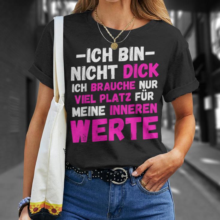 Ich Bin Nicht Dick Ich Brauche Nuriel Platz Humor T-Shirt Geschenke für Sie