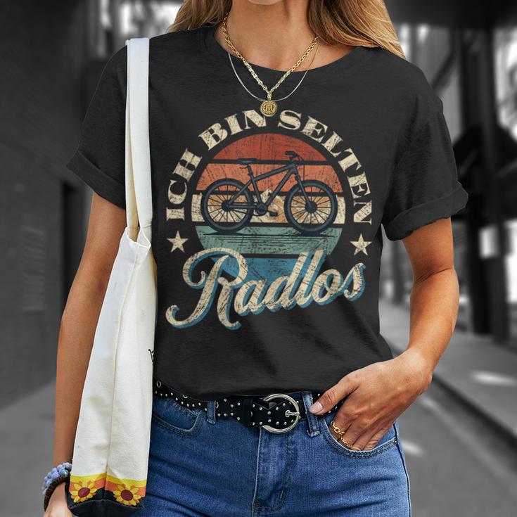 Ich Bin Selten Radlos Biker Bicycle Mtb T-Shirt Geschenke für Sie