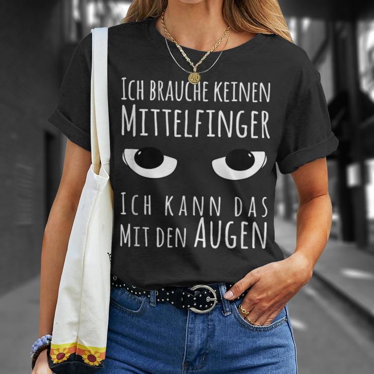 Ich Kann Das Mit Den Augen T-Shirt Geschenke für Sie