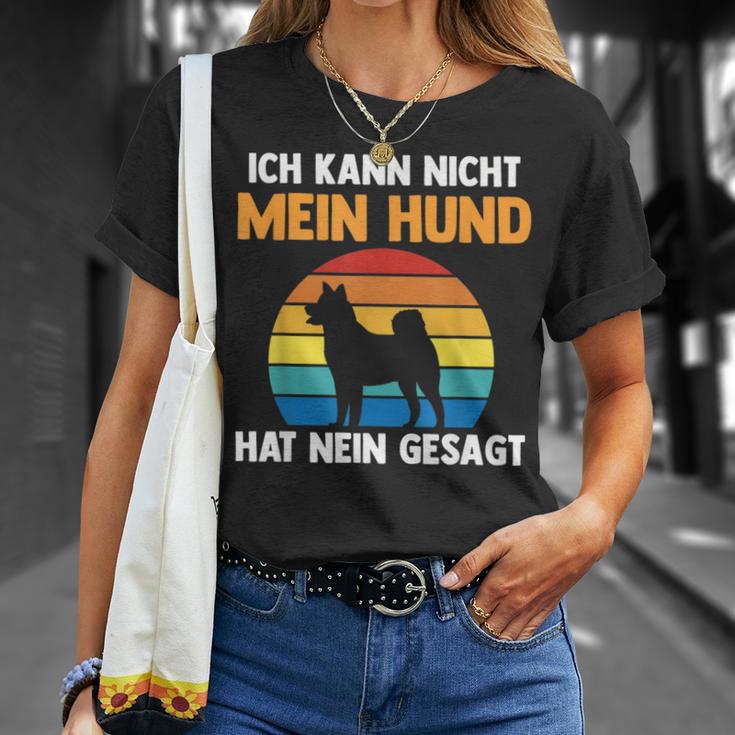 Ich Kann Nicht Mein Hund Hat Nein Gesagt T-Shirt Geschenke für Sie