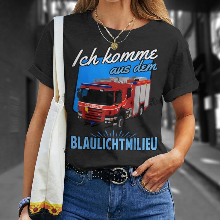 Ich Komme Aus Dem Blaulichtmilieu T-Shirt Geschenke für Sie