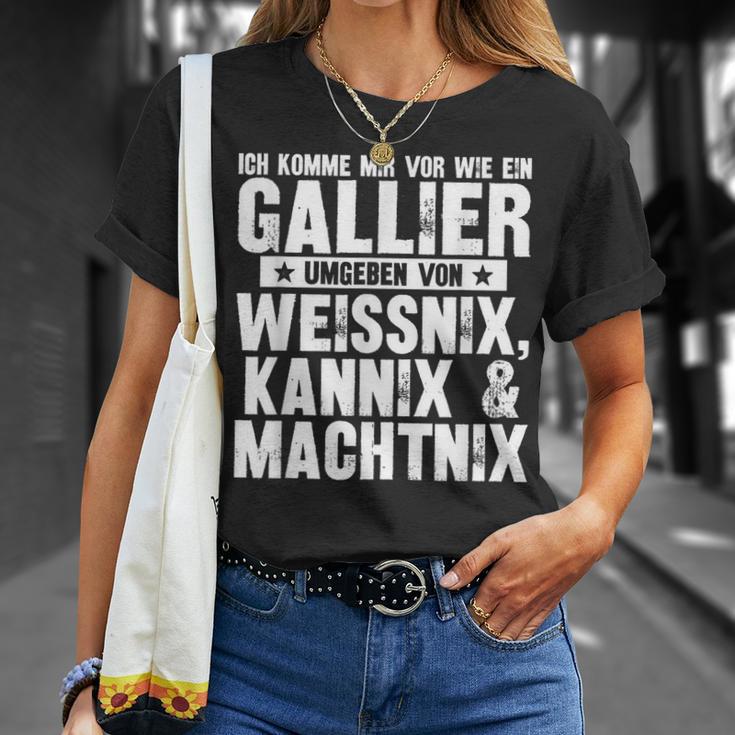 Ich Komme Miror Wie Ein Gallier Umgeben By Weissnix T-Shirt Geschenke für Sie