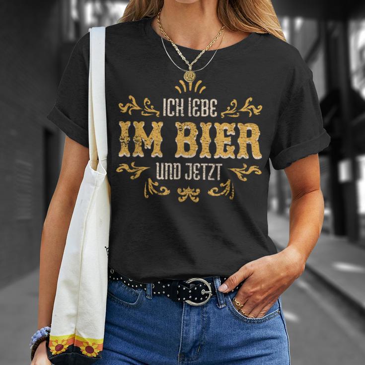 Ich Lebe Im Bier Und Jetzt Ich Lebe Im T-Shirt Geschenke für Sie