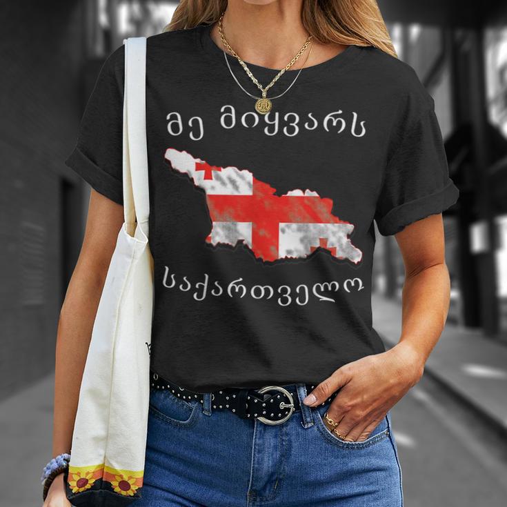 Ich Liebe Georgien T-Shirt Geschenke für Sie