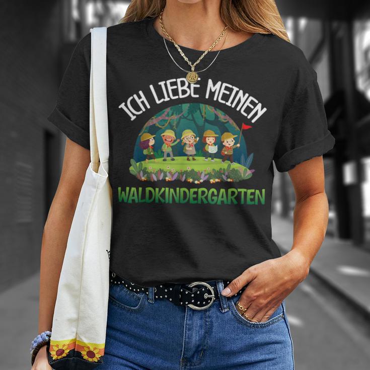 Ich Liebe Meinen Waldkindergarten Waldkind T-Shirt Geschenke für Sie