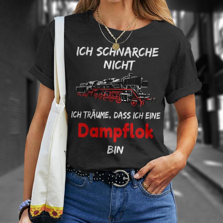 Ich Schnarche Nicht Steam Train Driver T-Shirt Geschenke für Sie