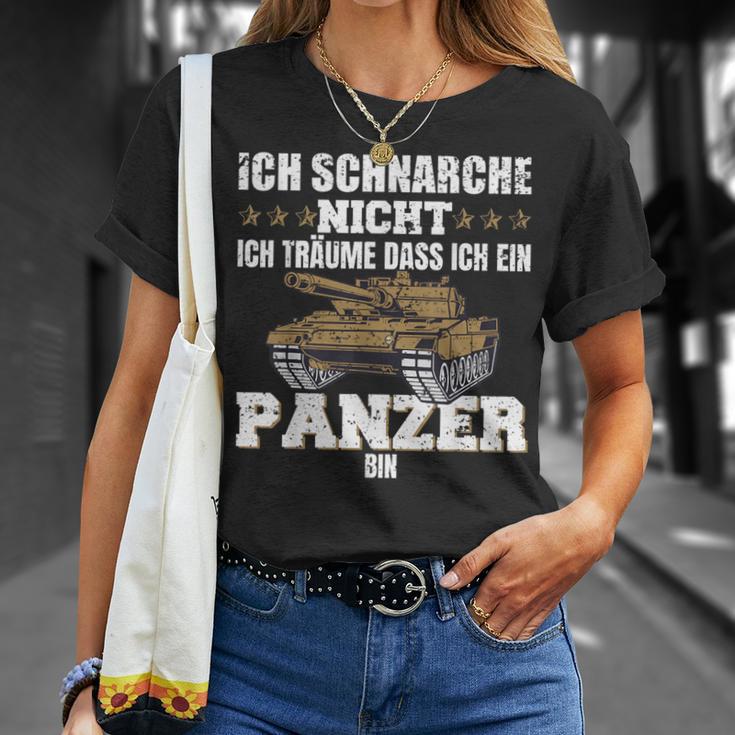 Ich Schnarche Nicht Ich Träumume Dass Ich Ein Panzer Bin S T-Shirt Geschenke für Sie