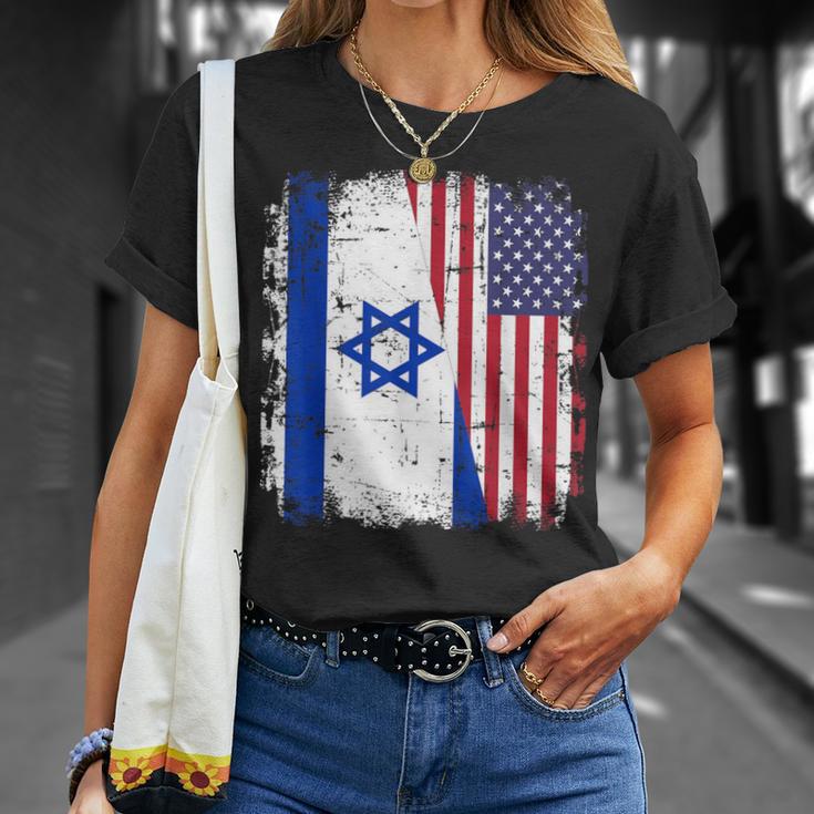 Israel Usa Flag T-Shirt Geschenke für Sie