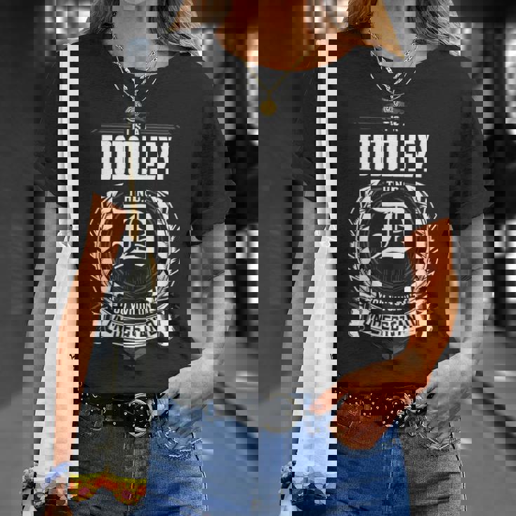 It's A Dooley Thing You Wouldn't Understand Personalized Last Name For Dooley T-Shirt Gifts for Her